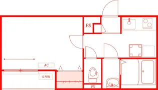 リブリ・ソフィア茅ヶ崎【1階】の間取り