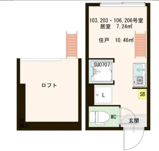 リヴィエール中野【2階】の間取り
