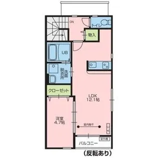 Lucent(ルーセント) 浪江【2階】の間取り