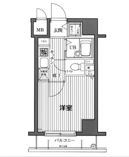 ガラステージ芝公園駅前【2階】の間取り