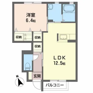 山形県山形市江俣3【アパート】の間取り