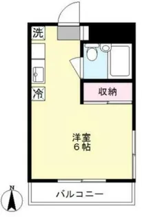 光陽マンション【2階】の間取り