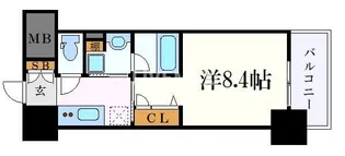 GRAND ESPOIR 車道【7階】の間取り