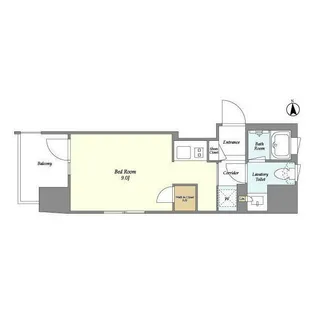 ミュプレ高田馬場【9階】の間取り