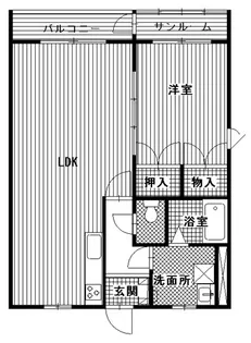 キャトルセゾン【3階】の間取り