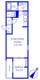 GRADUS北上尾【2階】の間取り