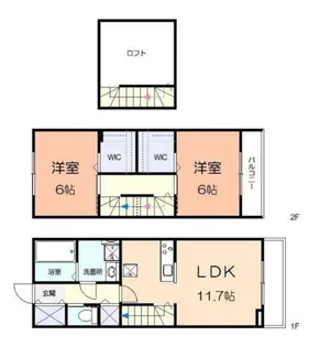 グランルーチェ【1階】の間取り