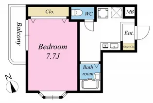 グランドモナークII【3階】の間取り