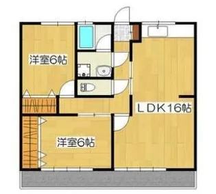 アヴェルデ自由ヶ丘【2階】の間取り