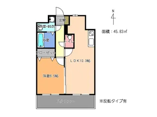 モア ルミーネ【4階】の間取り