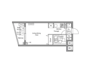 レジディア神田岩本町【9階】の間取り
