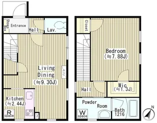 ファレール参宮橋【1階】の間取り