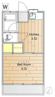 廣瀬ハイツ【2階】の間取り