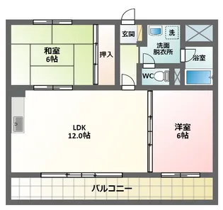 グランドール南栄【3階】の間取り