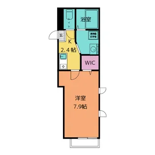 デザインコート宿河原【3階】の間取り