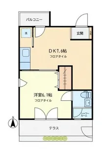 ルポ・ルアナ【1階】の間取り