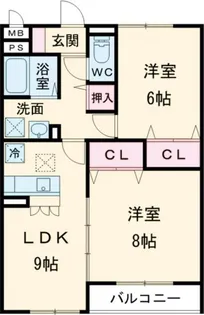 カーサ・ドルチェ【1階】の間取り