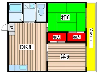 メゾン長束【3階】の間取り