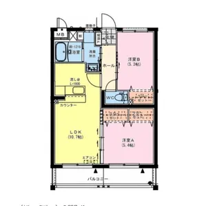 Createsoro(クリエテゾーロ)【1階】の間取り