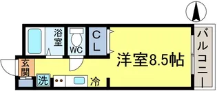 アプローズ奥戸壱番館【2階】の間取り