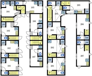 サークルハウス青砥壱番館【2階】の間取り