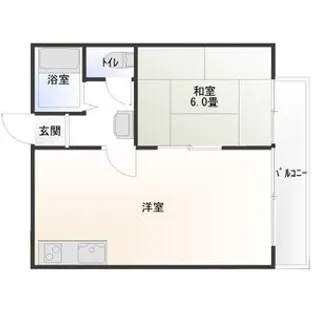 パナハイツランドマーク【2階】の間取り