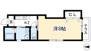 楓林II【1階】の間取り