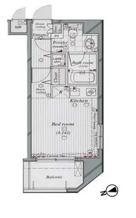 アヴァンツァーレ新宿ピアチェーレ【6階】の間取り