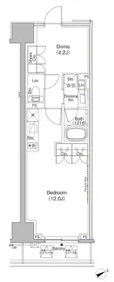 東京都中央区日本橋茅場町2【マンション】の間取り