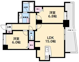 Le avante【8階】の間取り