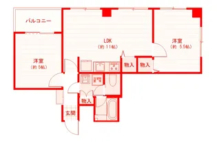 ストークタワー大通り公園I【12階】の間取り