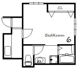 Rumie-ru中津II【1階】の間取り