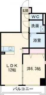 グランバロン宇都宮【9階】の間取り