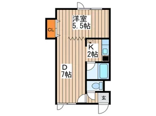 コンフォ-ル札幌【5階】の間取り