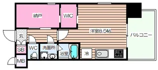 レジディア新大阪【2階】の間取り