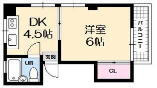 メゾンK&Y【4階】の間取り