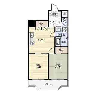 Cent大田原【6階】の間取り