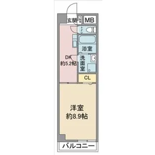 可児ハイツ【1階】の間取り