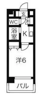 デュオ・クリエ西五反田【3階】の間取り