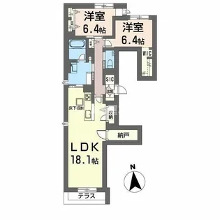 シャーメゾン925浅草橋【1階】の間取り