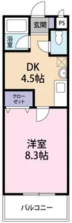 ププレ住吉【2階】の間取り