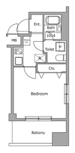 レジディア神楽坂【9階】の間取り