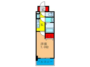 シャルマンパレ淡路【3階】の間取り