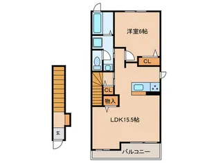 コンフォール【2階】の間取り