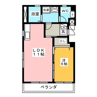 メトロポーレ【4階】の間取り