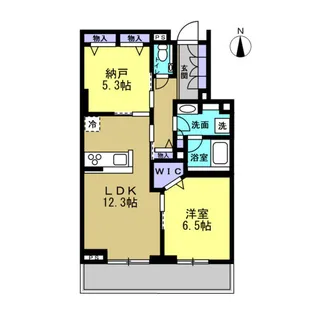 レフィシア【1階】の間取り