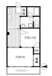 メゾンブランシュ【2階】の間取り