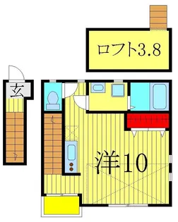 レベアス南柏 A棟【2階】の間取り