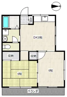オークヴィレッジ【1階】の間取り
