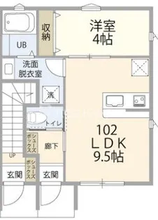 グランデY【1階】の間取り